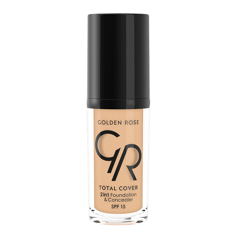 Golden Rose Total Cover 2in1 Foundation & Concealer 03 Almond BD