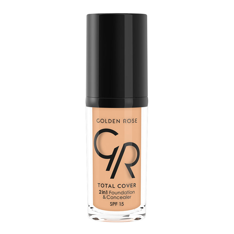 Golden Rose Total Cover 2in1 Foundation & Concealer 07 Natural BD