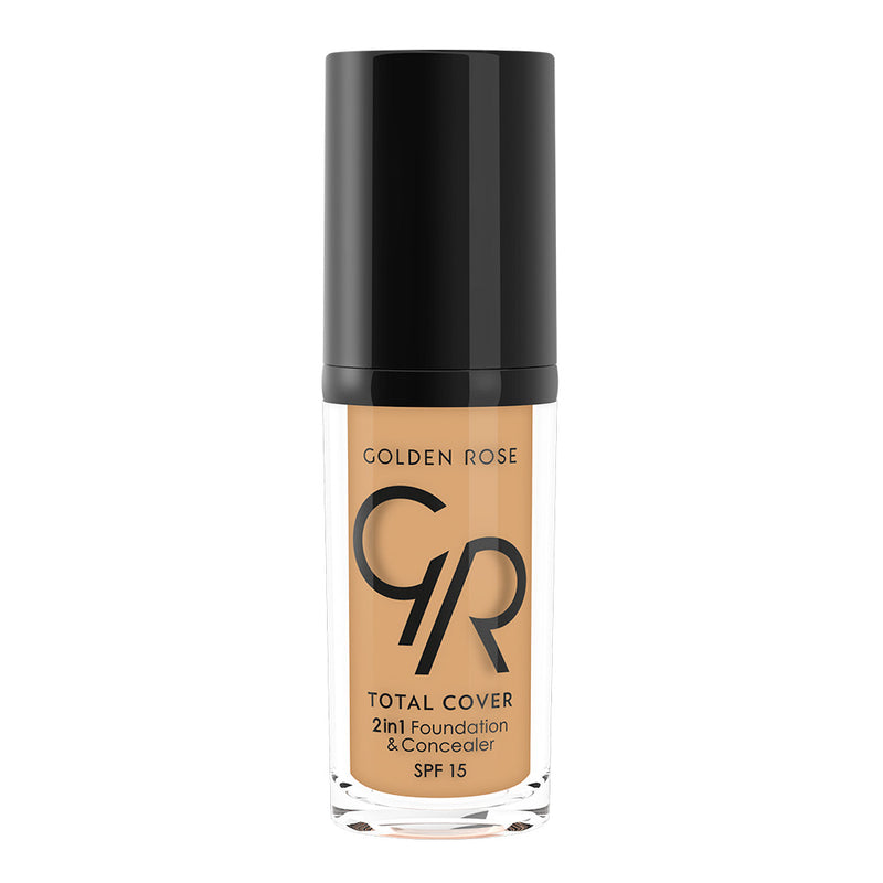 Golden Rose Total Cover 2in1 Foundation & Concealer 14 Honey BD