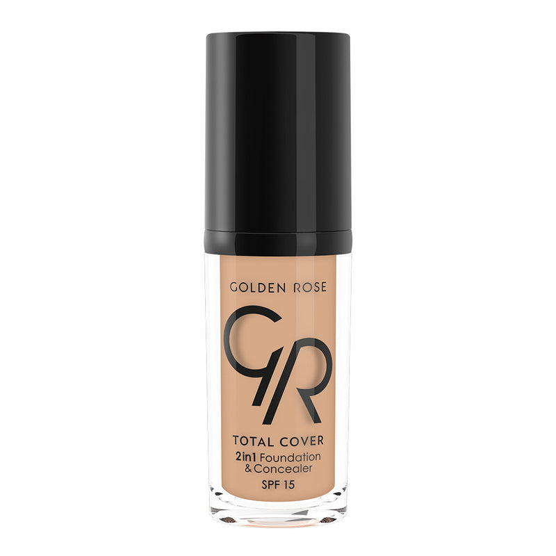 Golden Rose Total Cover 2in1 Foundation & Concealer 15 Warm Sand BD