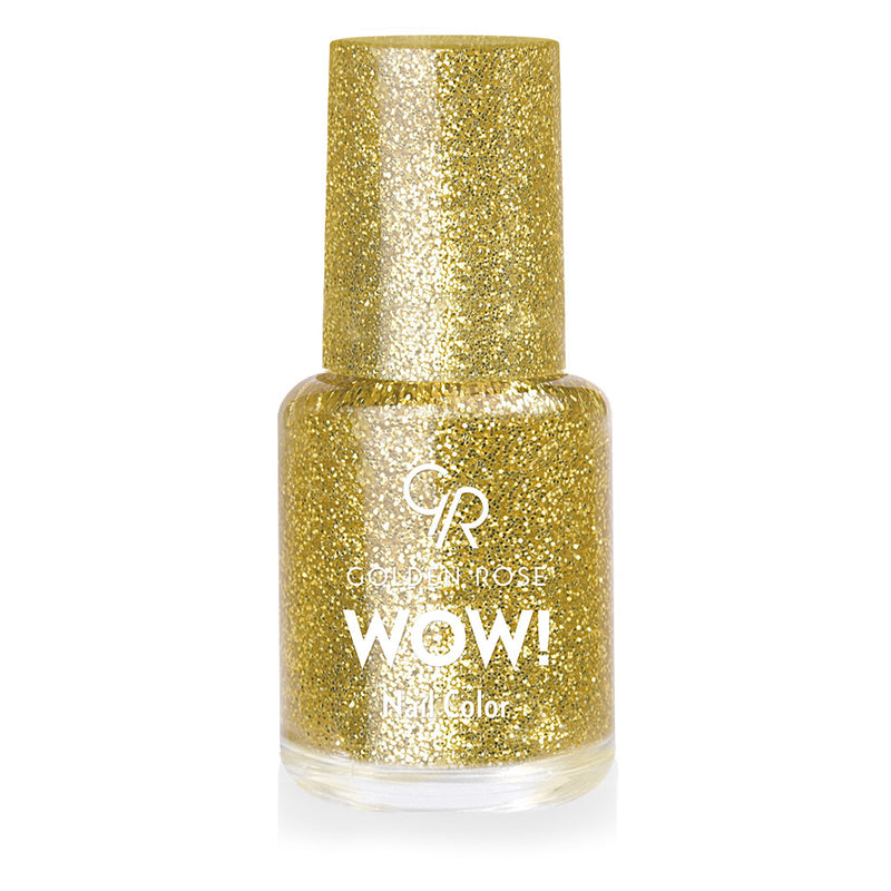 Golden Rose Wow! Nail Color 202 Golden Glitter BD