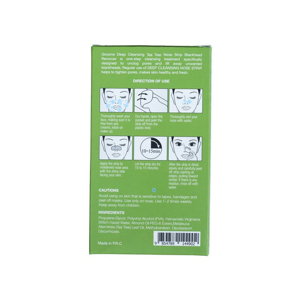 Groome Tea Tree Purifying & Deep Cleansing Nose Strips 6 BD