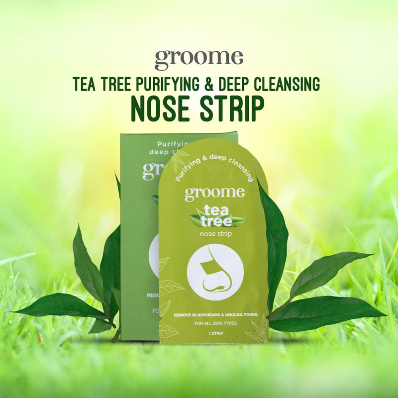 Groome Tea Tree Purifying & Deep Cleansing Nose Strips 6 BD