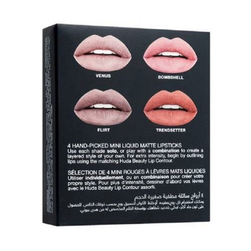 Huda Beauty The Nude Edition Liquid Matte Minis 4p BD