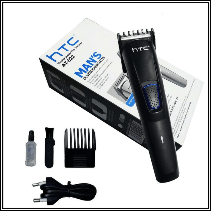 HTC Rechargeable Cordless Hair Trimmer AT-522 BD