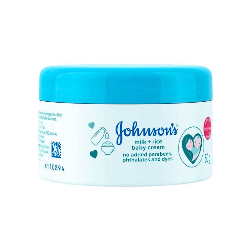 Johnson's Baby Milk + Rice Baby Cream 50g BD