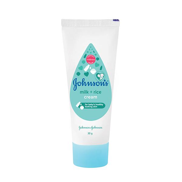 Johnson's Baby Milk and Rice Cream 30g BD