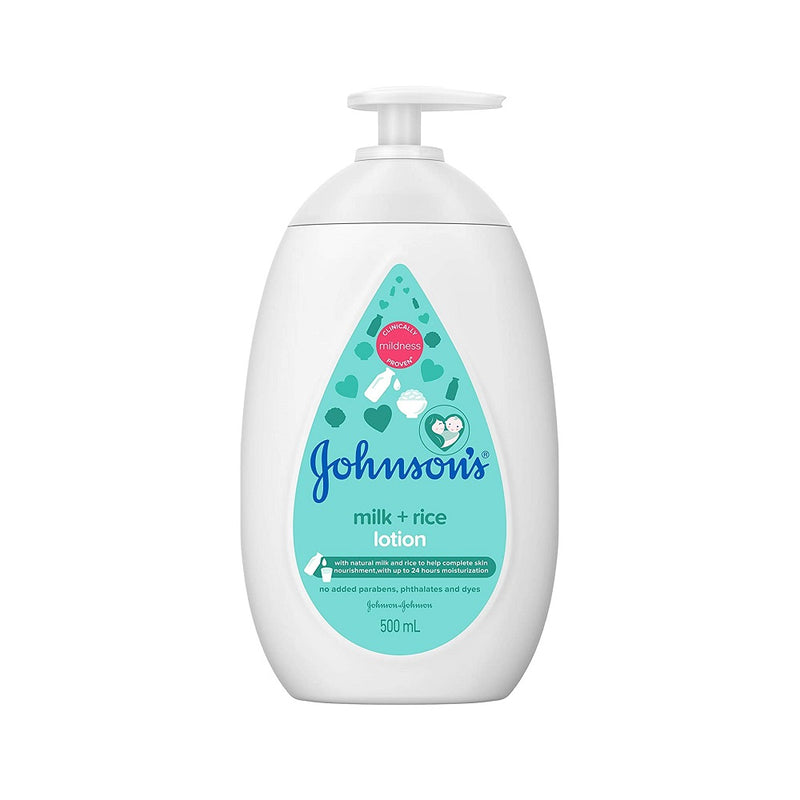 Johnson's Baby Milk + Rice Lotion 500ml BD