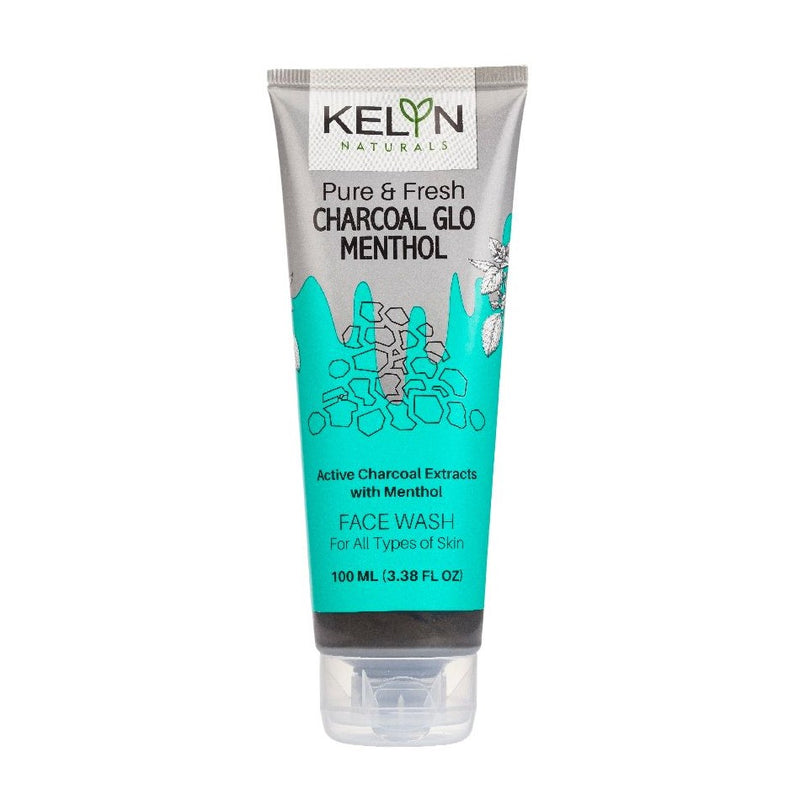 Kelyn Charcoal Glo Menthol Face Wash 100ml BD