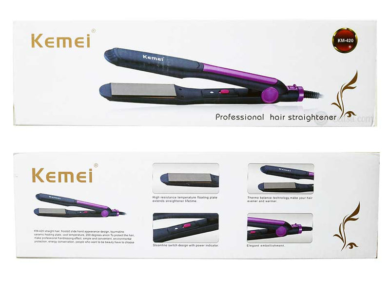 Kemei Professional Hair Straightener KM-420 BD