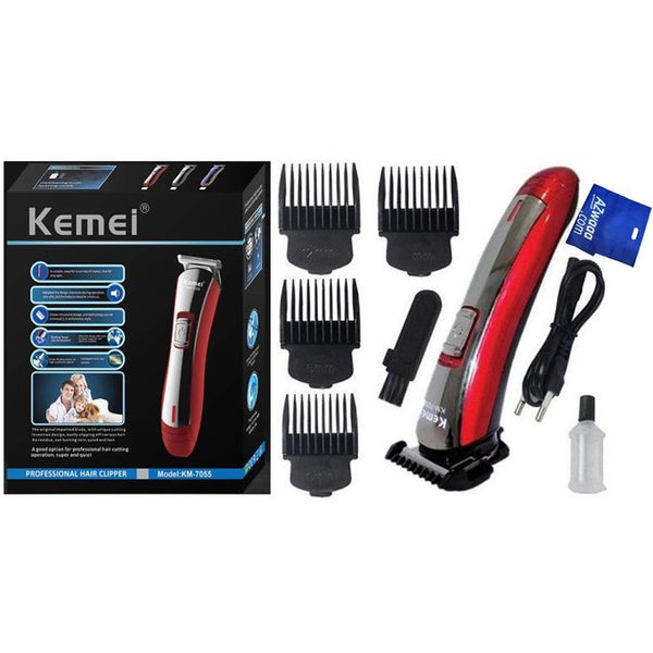 Kemei Rechargeable Hair Clipper Trimmer 7055