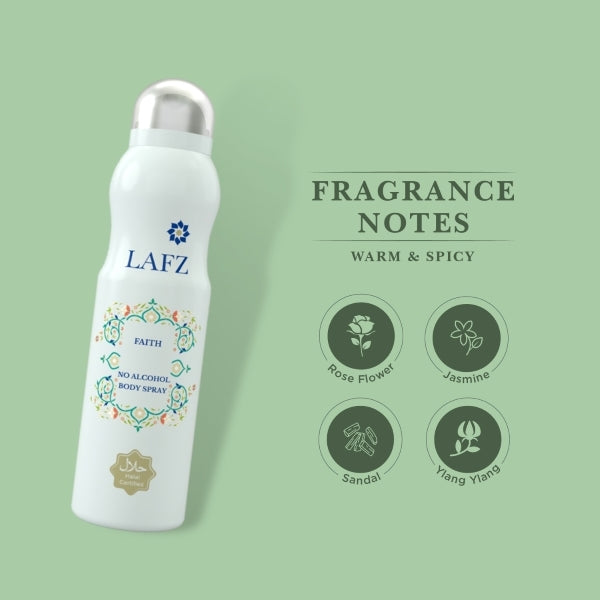 Lafz Faith Body Spray for Her 150ml BD