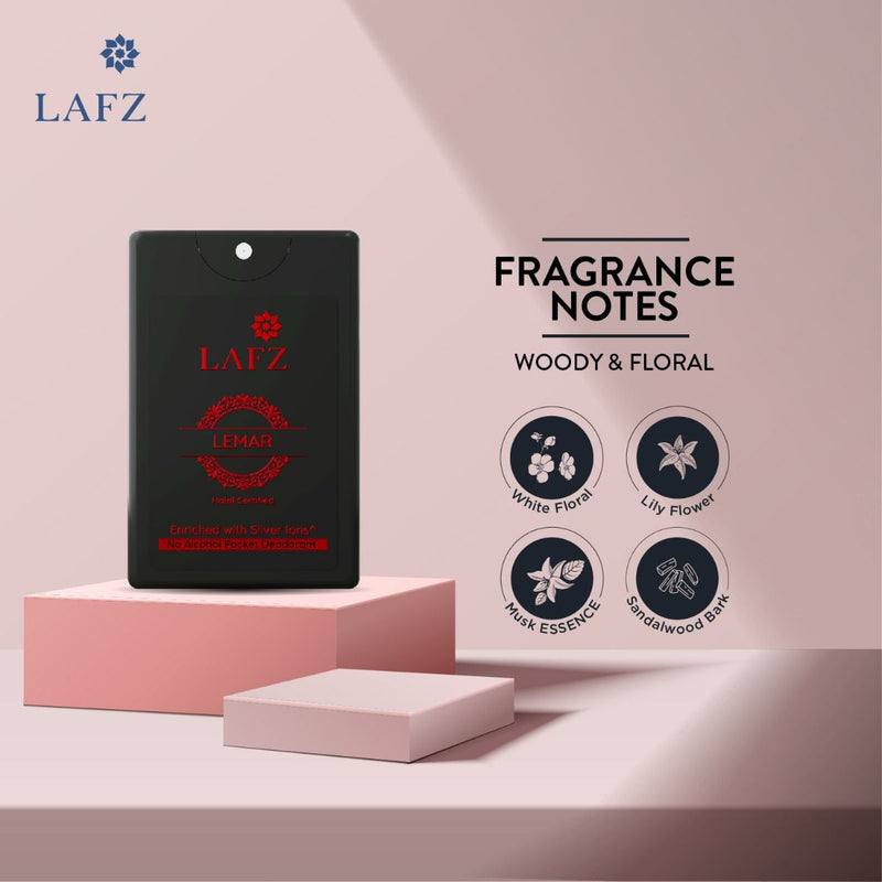 Lafz Lemar Pocket Deodorant Spray for Him 18ml BD