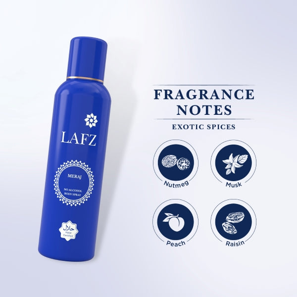 Lafz Meraj Body Spray 100g BD