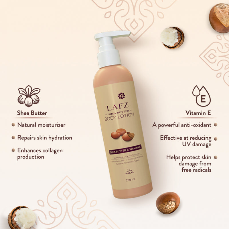 Lafz Shea Butter Body Lotion 250ml