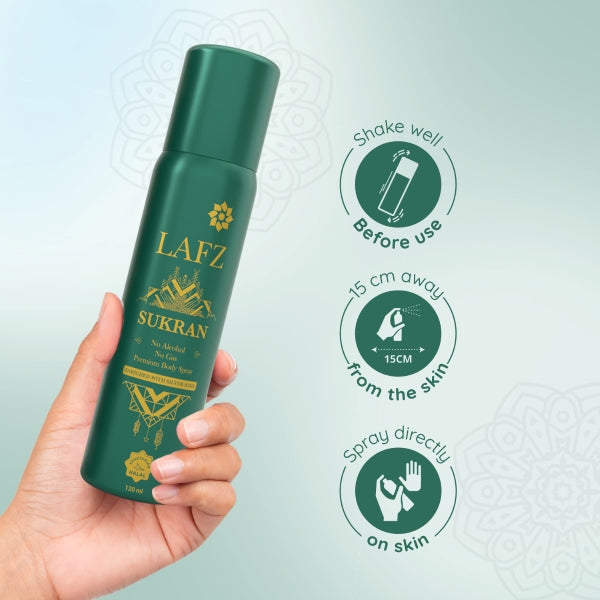 Lafz Sukran Body Spray 120g BD