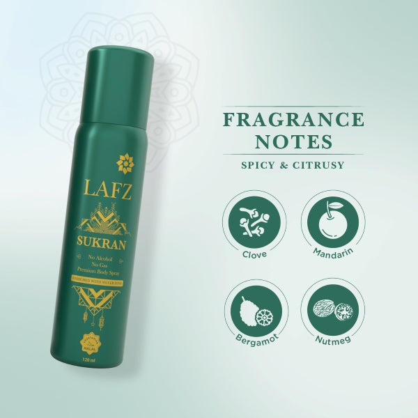 Lafz Sukran Body Spray 120g BD