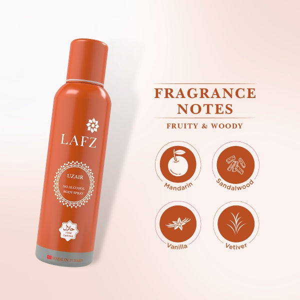 Lafz Uzair Body Spray 90g BD