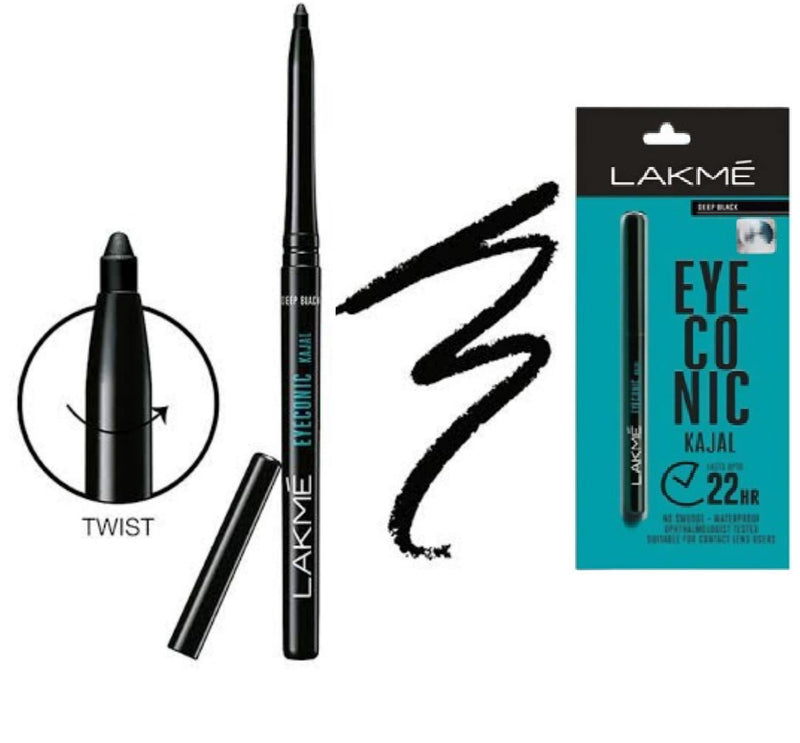 Lakmé Eyeconic Kajal Waterproof Deep Black BD