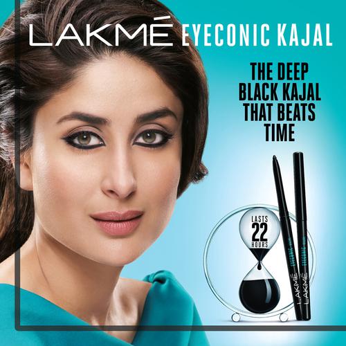 Lakmé Eyeconic Kajal Waterproof Deep Black BD