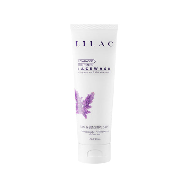 Lilac Brightening Face Wash Dry & Sensitive Skin 120ml BD