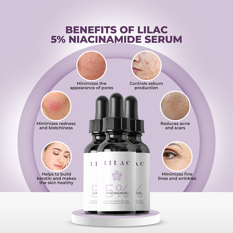 Lilac Niacinamide Serum 5% 30ml BD