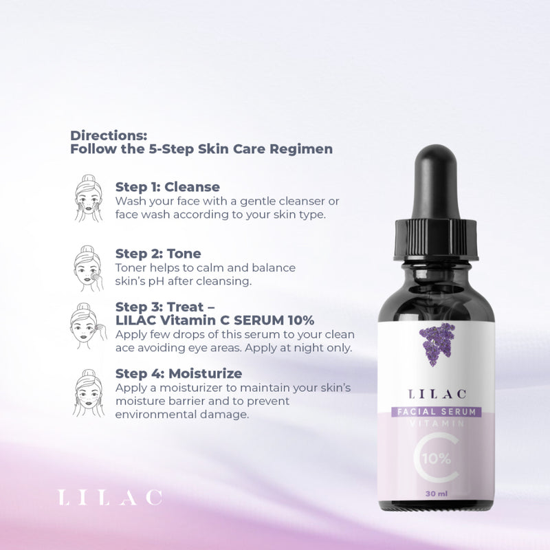 Lilac Vitamin C Facial Serum 30ml BD