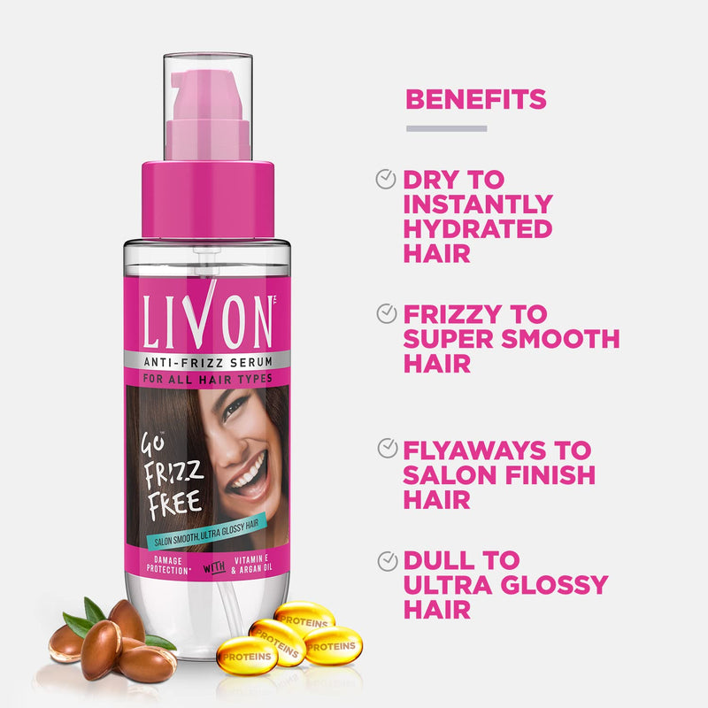 Livon Anti-Frizz Hair Serum 50ml BD