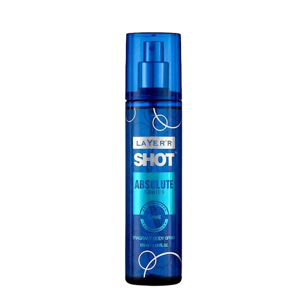 Layer'r Shot Absolute Series Game Body Spray 135ml BD