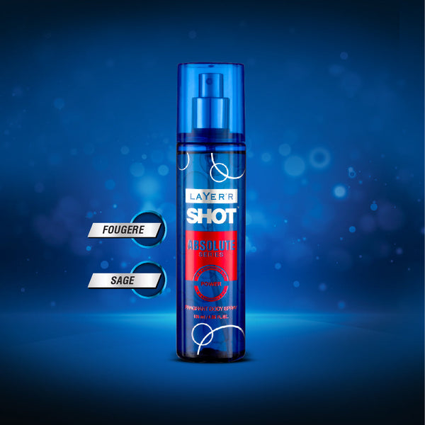 Layer's Shot Absolute Series Power Body Spray 135ml BD