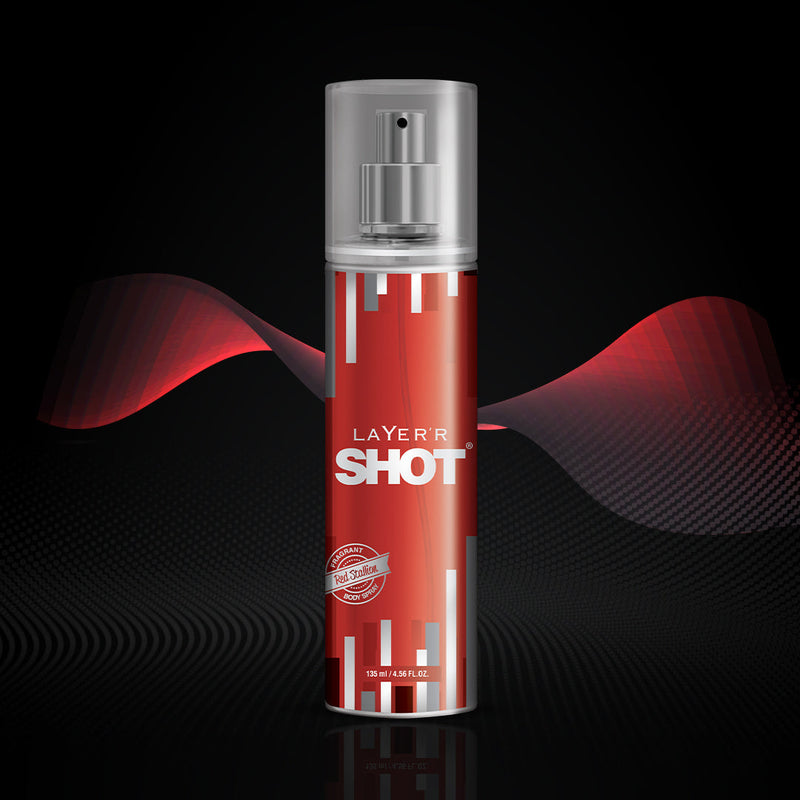 Layer'r Shot Red Stallion Body Spray 135ml BD