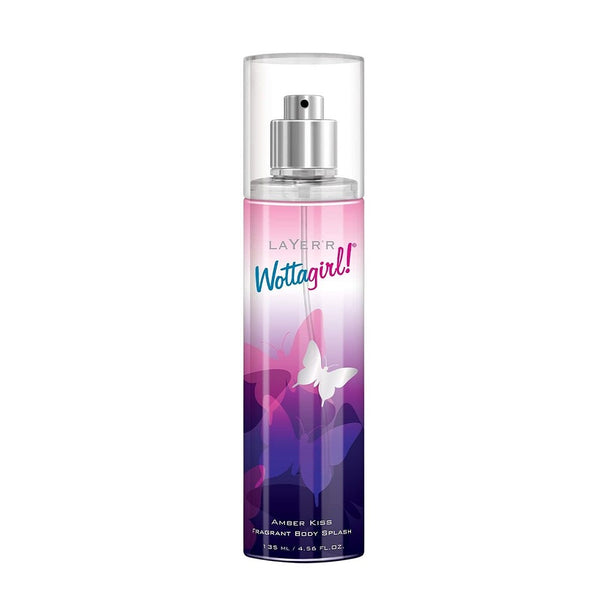 Layer'r Wottagirl! Amber Kiss Body Splash For Her 135ml