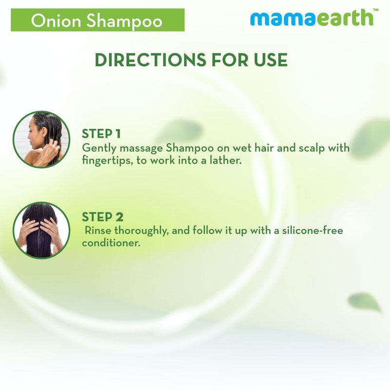 Mamaearth Onion Shampoo for Hair Fall Control 