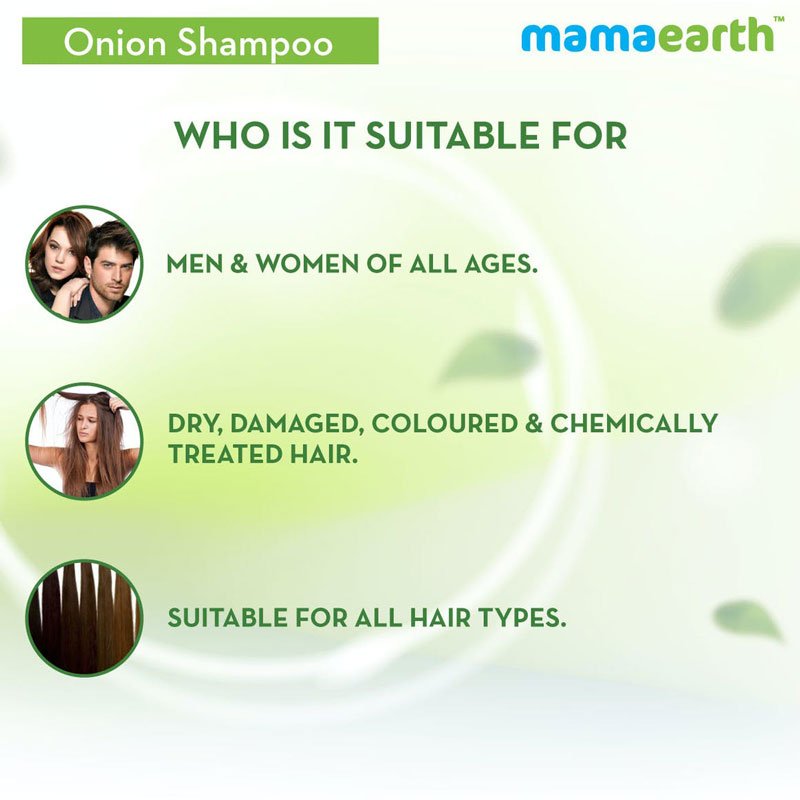 Mamaearth Onion Shampoo for Hair Fall Control 