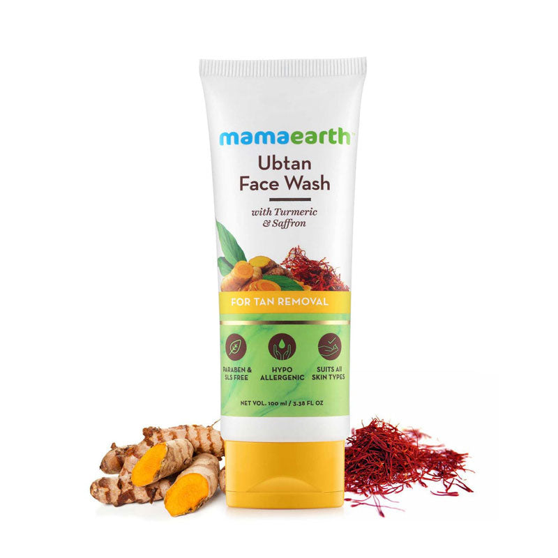 Mamaearth Ubtan Face Wash with Turmeric & Saffron 100ml BD