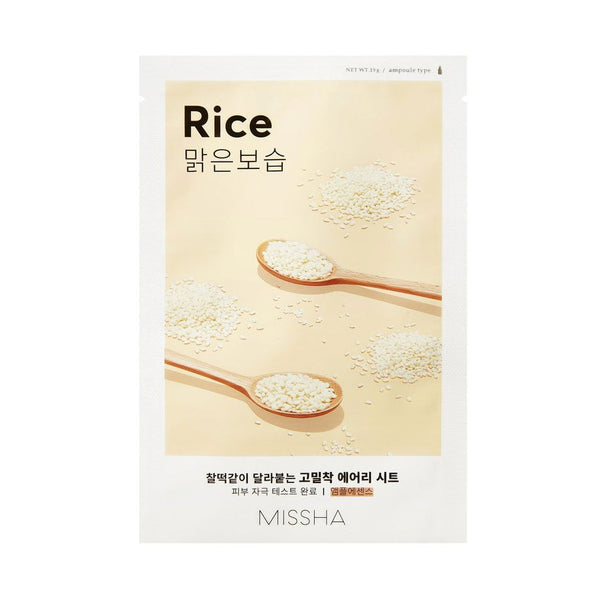 Missha Airy Fit Sheet Mask Rice 19g BD