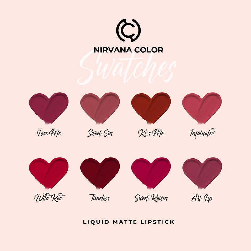 Nirvana Color Liquid Matte Lipstick BD