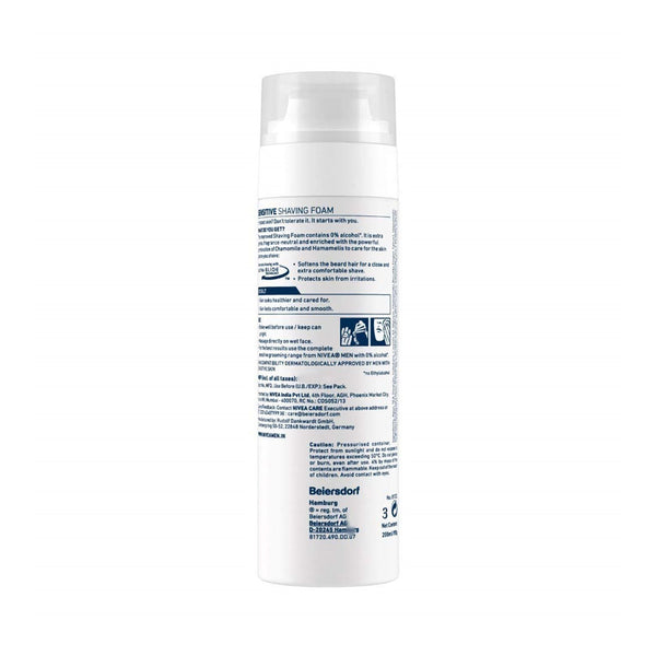 Nivea Men Sensitive Shaving Foam 200ml BD