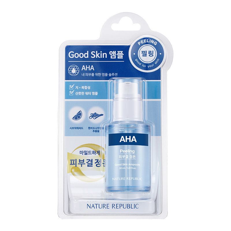 Nature Republic Good Skin AHA Peeling Ampoule 30ml BD