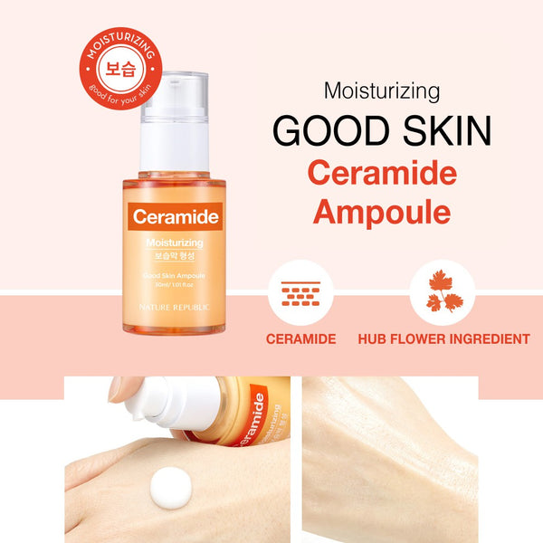 Nature Republic Good Skin Ceramide Moisturizing Ampoule 30ml BD