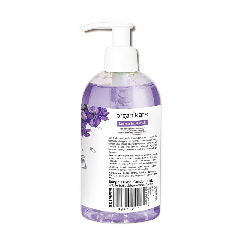 Organikare Lavender Hand Wash 250ml BD