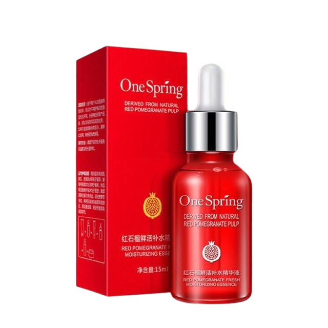 One Spring Red Pomegranate Fresh Moisturizing Essence 15ml BD