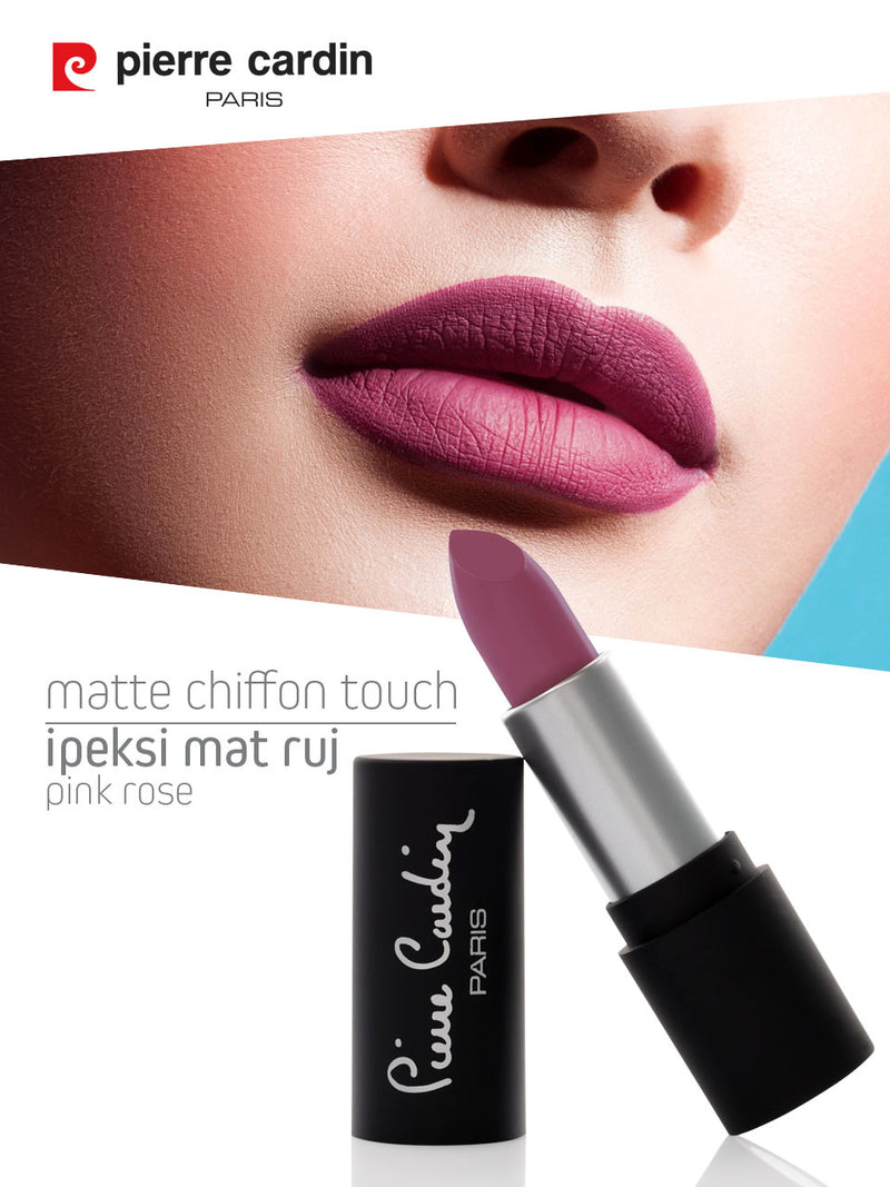 Pierre Cardin Matte Chiffon Touch Lipstick texture