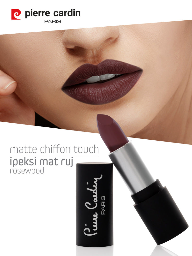 Pierre Cardin Matte Chiffon Touch Lipstick texture