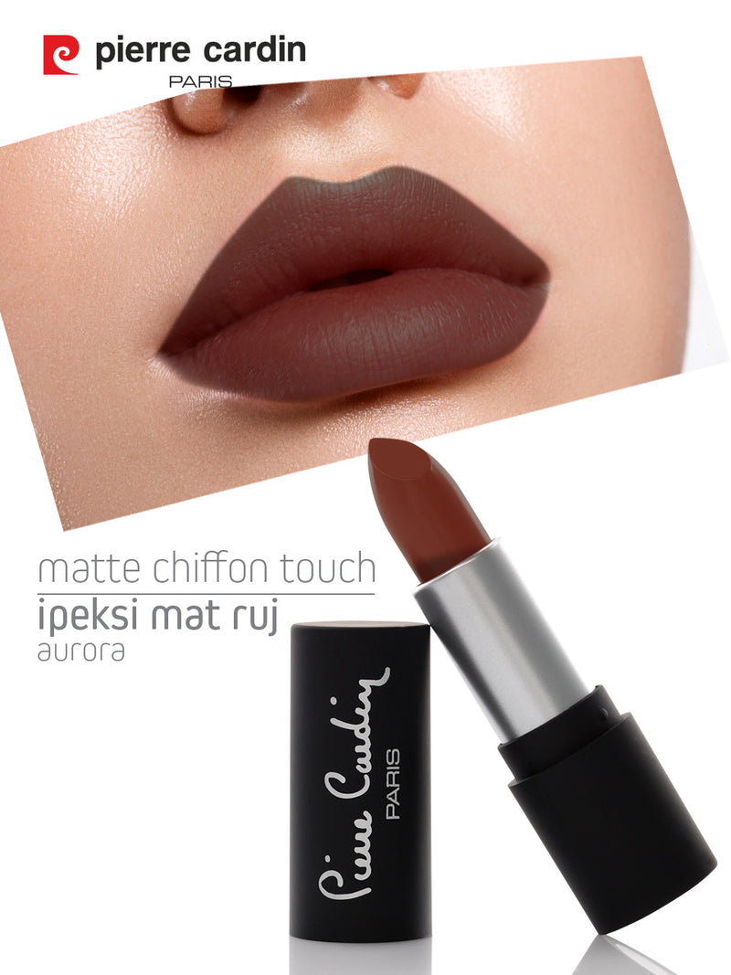 Pierre Cardin Matte Chiffon Touch Lipstick texture