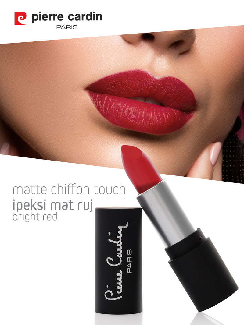 Pierre Cardin Matte Chiffon Touch Lipstick texture