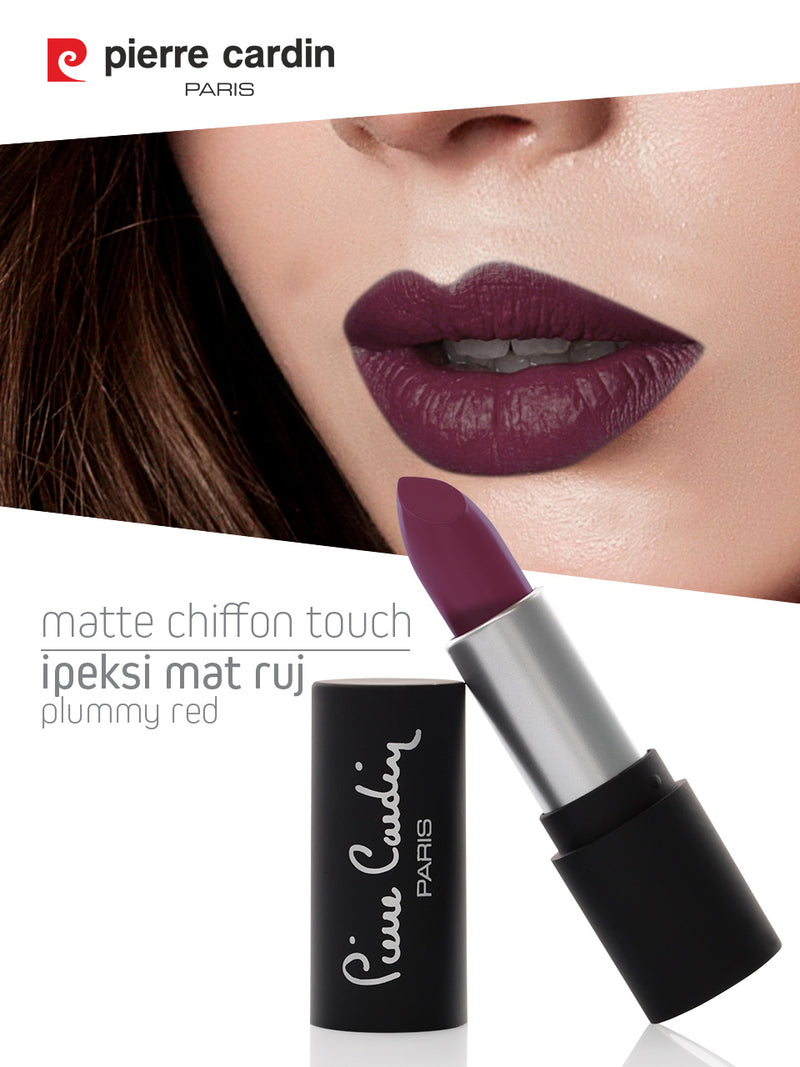 Pierre Cardin Matte Chiffon Touch Lipstick texture