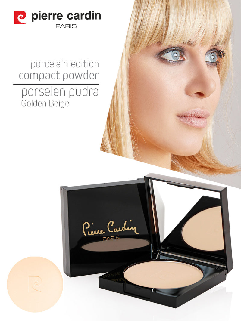 Pierre Cardin Porcelain Edition Compact Powder Golden Beige 955 BD