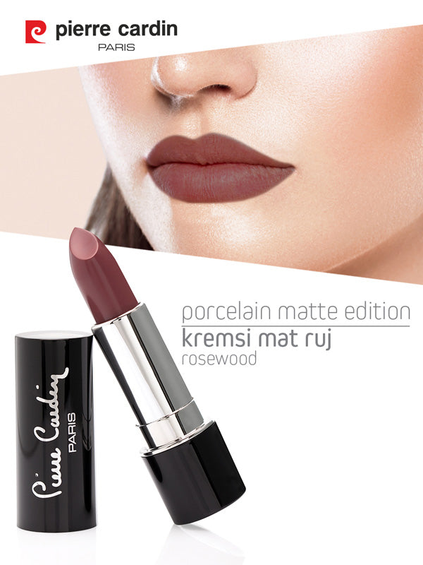 Pierre Cardin Porcelain Matte Edition Lipstick Rosewood 199 BD