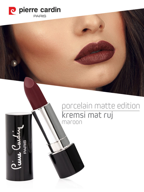 Pierre Cardin Porcelain Matte Edition Lipstick maroon 219 BD